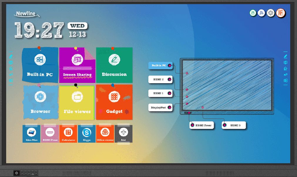 Інтерактивний дисплей NewLine TT-6519RS+